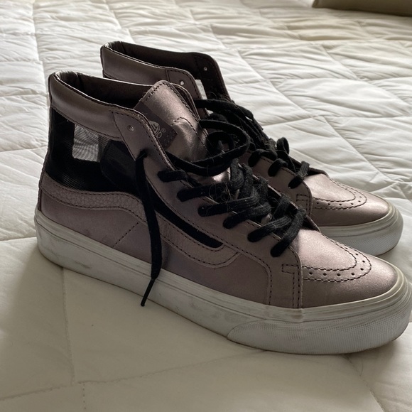 Metallic Vans Hightops - Picture 1 of 3